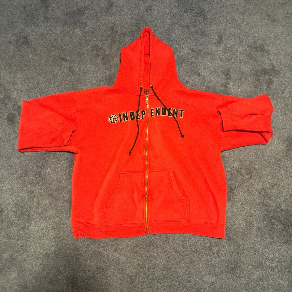 Red XL independent truck company hoodie